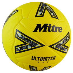 Mitre Ultimatch One Match Football - Yellow Ultimatch One Match Football - Yellow