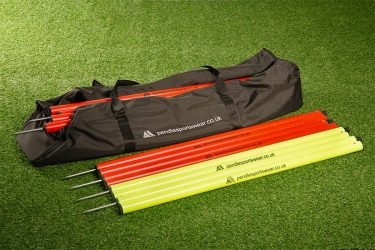 12 Slalom Poles With Bag (Jointed) 12 Slalom Poles (Jointed) With Bag